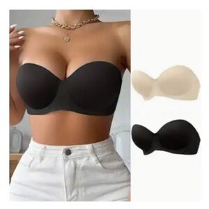 Size Large. Two bras. Sizing in pictures